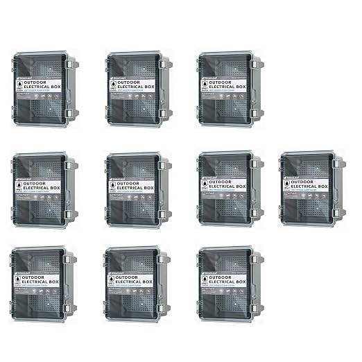 NineLeaf Outdoor Electrical Box Waterproof IP67, Weatherproof Junction Box ABS by NineLeaf