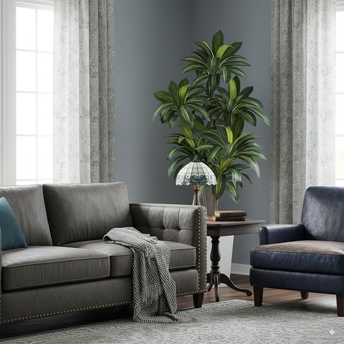VIVATREES Dracaena Tree 6FT Artificial, 72in Tall Faux Dracaena Tree - Image 4