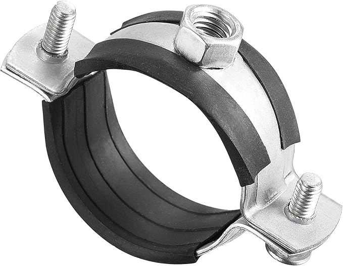 uxcell Adjustable Pipe Bracket Clamp, 1-9/16" Wall Ceiling Mount Iron Pipe by uxcell