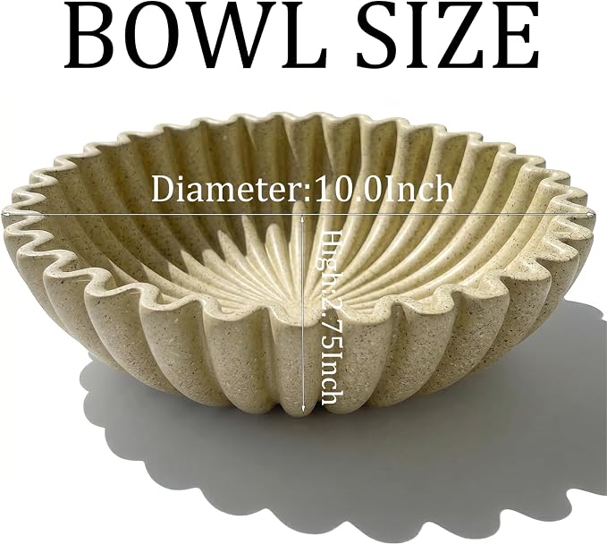 Decorative Bowls for Home Decor | Medium Model Fruit Bowl for Kitchen Counter - Image 2