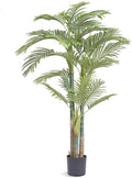 VEVOR Artificial Golden Cane Palm Tree, 6.5 FT Tall Faux Plant, PE Material & by VEVOR