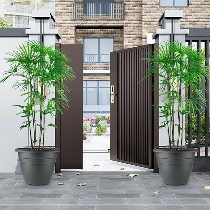RooTrimmer 3 Pack Large 16 Inch Plastic Plant Pots - Image 2