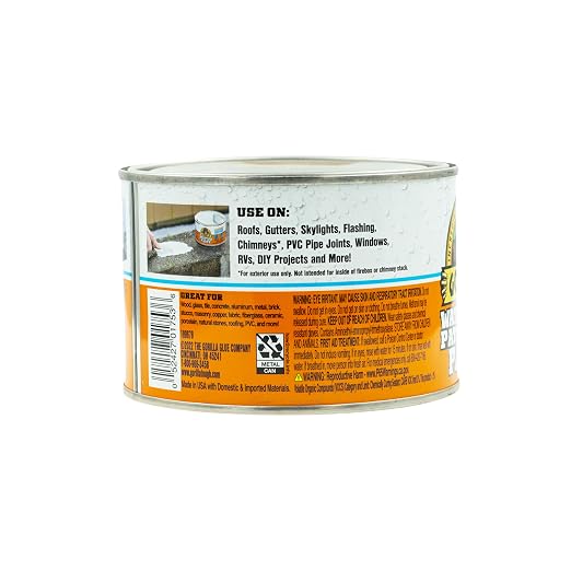 Gorilla Waterproof Patch & Seal Rubberized Sealant Paste, 1lb Can | Fills Large - Image 11