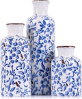 Chinoiserie Decor Ceramic Vases Set by QIANLING