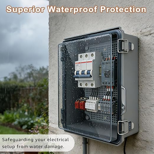 Outdoor Electrical Box Waterproof, Junction Box IP67 ABS Plastic Enclosure | - Image 4