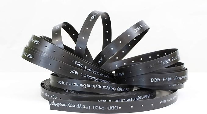 Inc 3/4" Plumbing Tape 100 Feet Plastic Hanger Strap Roll - Image 5