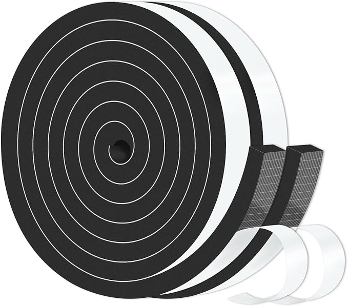 High Density CR Door Seal, for Door and Window, 3/4 in x 3/8 in x 13Ft | Door by MIKONIYA