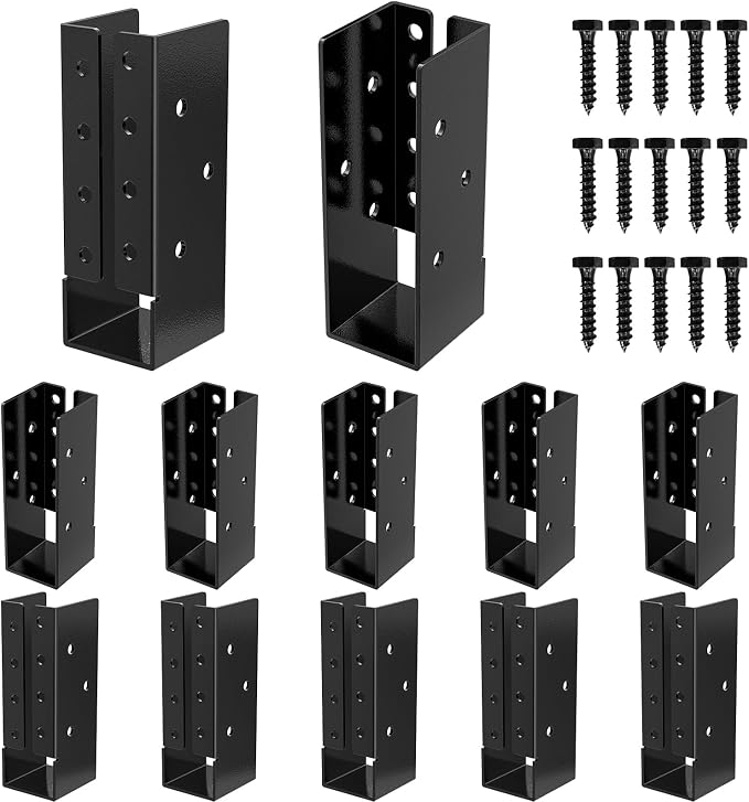 Concealed Joist Hanger 12 Pack 2"x6" Outdoor Concealed Joist Hangers | Q235B - Image 2