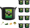 15 Gallon Plant Grow Bags 8 Pack 300G Fabric Pots by FEEDGARDEN