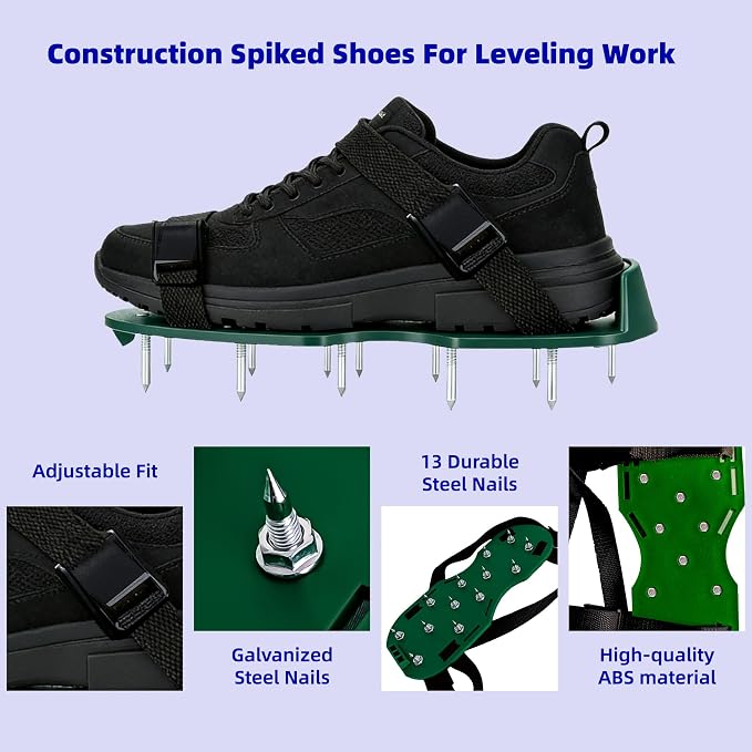 Spiked Roller for Self Leveling, Epoxy Roller Kit - Image 4