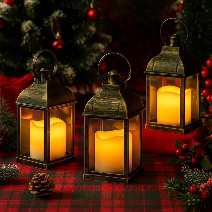 8 Pcs 10 inch Decorative Candle Lantern Bulk - Image 4