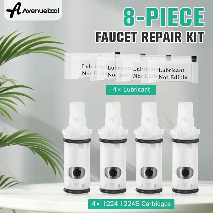 4 Pcs Faucet Cartridge Replacement Kit Compatible - Image 8