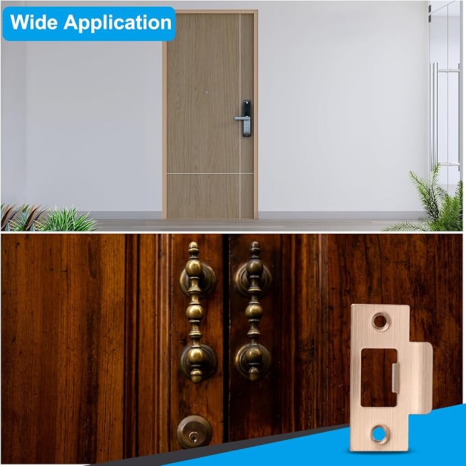 PATIKIL 2-3/4" Door Lock Strike Plate, Door Backplate - Image 6