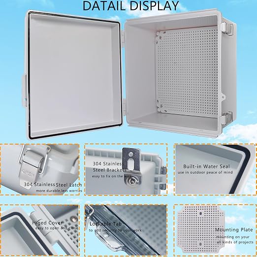 Waterproof Junction Box, ABS Plastic Electrical Box - Image 3