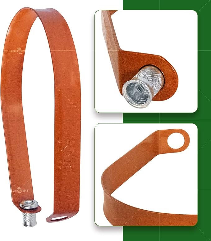 Highcraft ITS-FD01-10 Swivel Loop Pipe Hanger, Copper Epoxy Coated Steel - Image 2