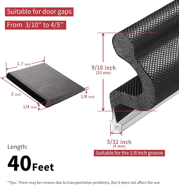 40 Feet Kerf Door Weather Stripping Door Seal - Image 6