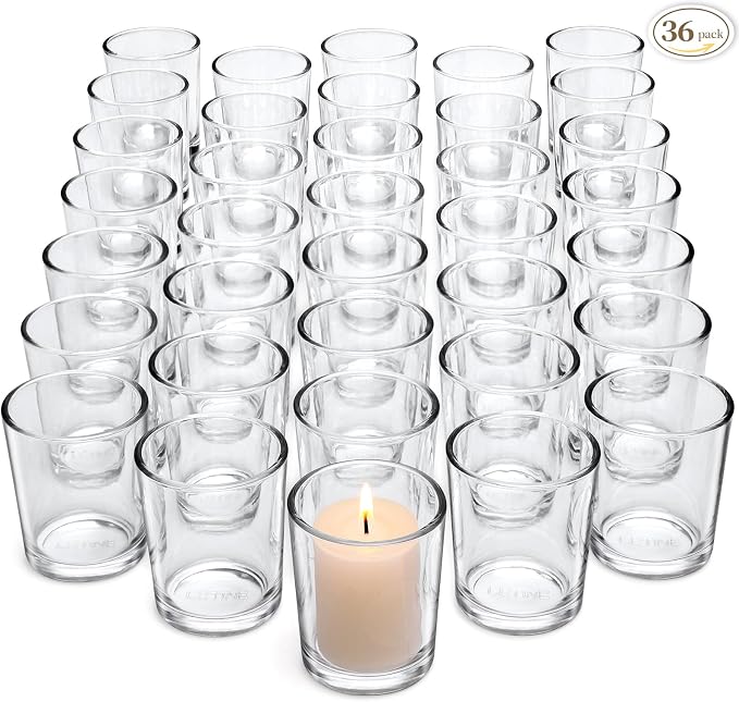 Letine 36-Pack Votive Candle Holders by LETINE