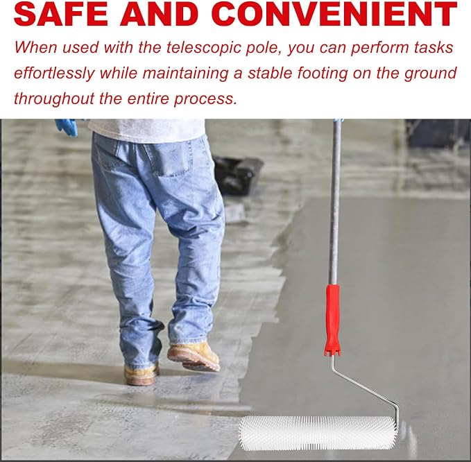 12 Inch Latex Floor Self Leveling Screed Spiked Roller 2 Pcs - Image 7
