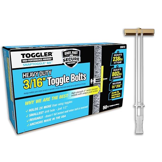 TOGGLER SNAPTOGGLE Toggle Anchor 3/16-24 UNC, 50 Pack, Bolts not Included | by TOGGLER