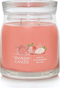 Yankee Candle White Strawberry Bellini Scented Signature 13oz Medium Jar 2-Wick by Unknown