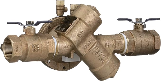 Febco 825Y Bronze RPZ Backflow Preventer 1-1/4" Inlet, NPT Y Pattern - Image 3