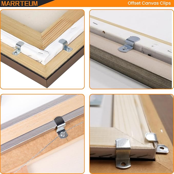 30Pcs, 1/2" Offset Canvas Clips - Image 6