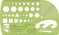 Pacific Arc - Survey & Civil Engineer Template - Drawing Aid Stencil by PacificArc