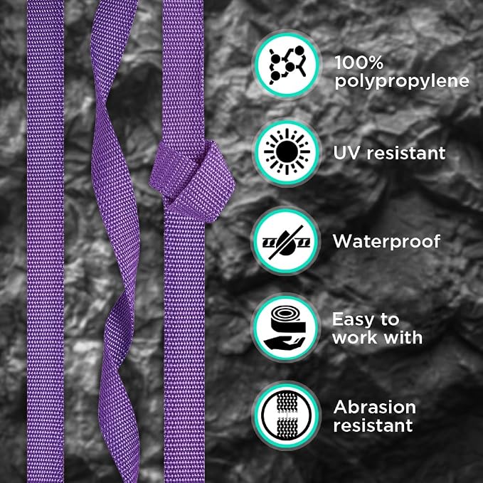 Webbing Strap, 3/4" to 2", 10-50 Yds, EDC gear, backpack repair and pet dog - Image 3