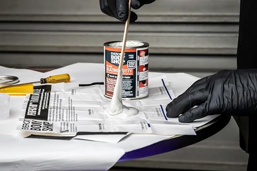 105035 Pro-Grade Glazing Putty for Filling Minor Dings, Scratches and Low Spots - Image 4