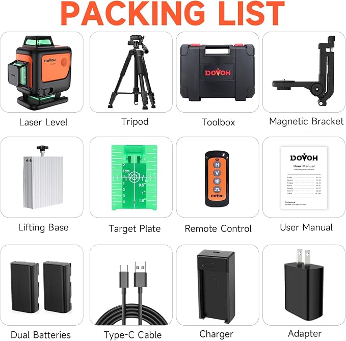 4D Laser Level 360 Self Leveling - Image 8