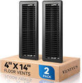 4" x 14" Floor Register Vent Covers 2-Pack by VENTYUN