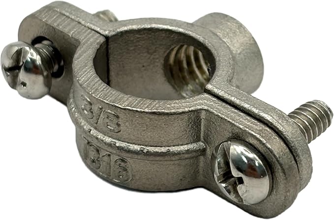 316SS Stainless Steel Split Ring Hanger Two Screw - Image 4