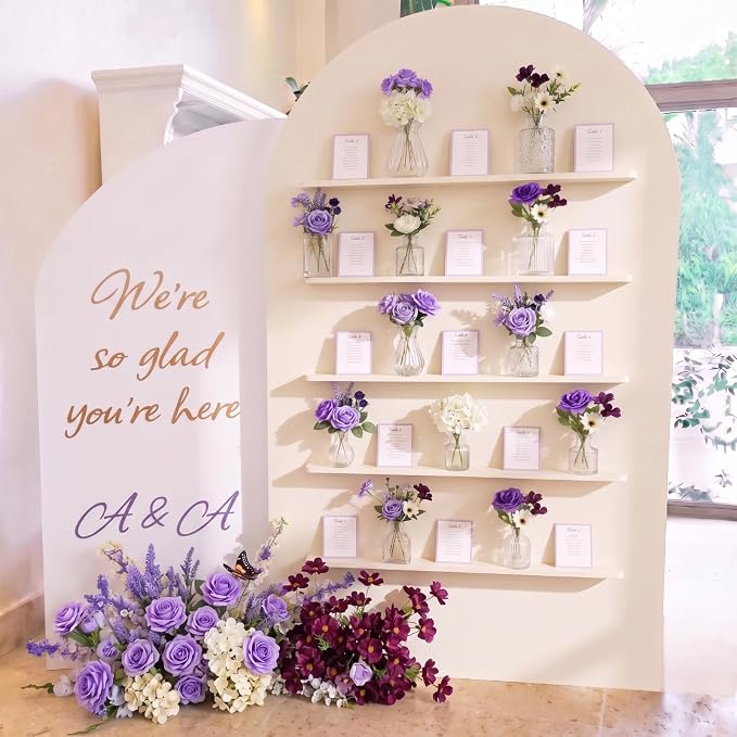 36 Pcs Artificial Flowers Table Centerpiece - Image 2