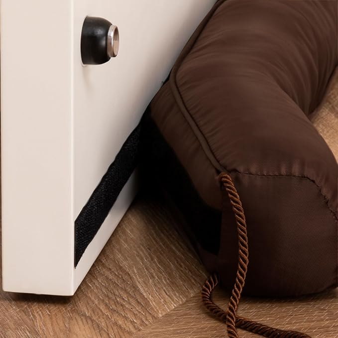 Sunolga Resistant Door Draft Stopper, Removable Washable Cover, Blocks Hot and - Image 5