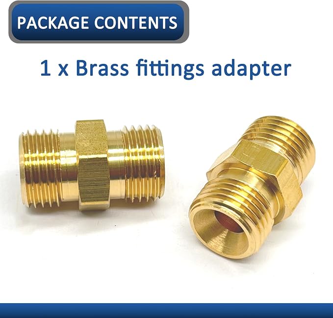 1 Pcs M16 x 1.5mm Male to M16 x 1.5mm Male Adapter, Welding Hose Coupler Adapte - Image 5