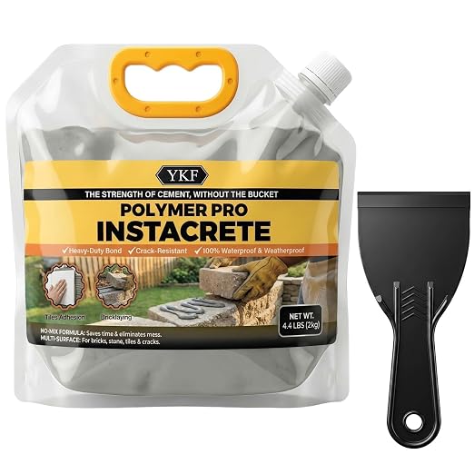 YKF Ready-to-Use Polymer Cement Adhesive Paste, Pre-Mixed Mortar Alternative by ProResultsDIYEase