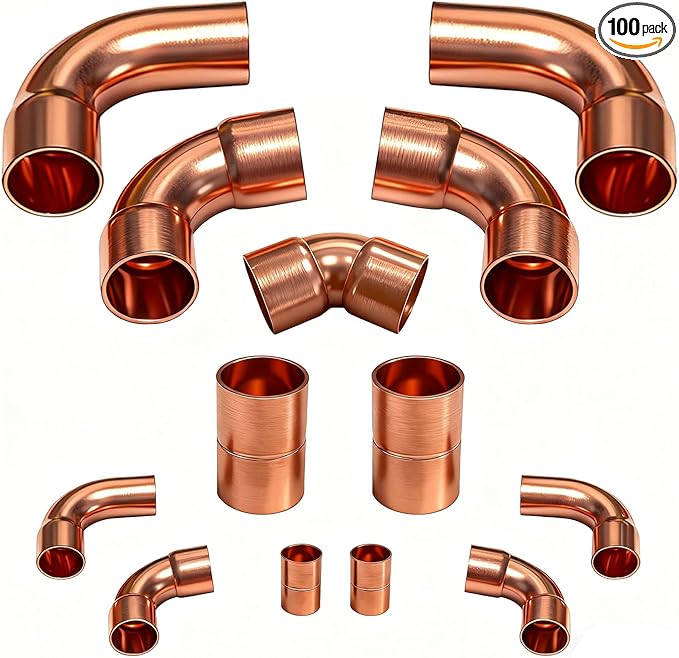 3/8 & 7/8 HVAC Copper Fittings Kit by Unknown