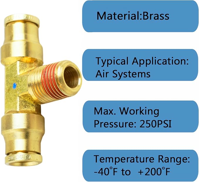 Push-to-Connect Pneumatic Fittings Set - Image 3