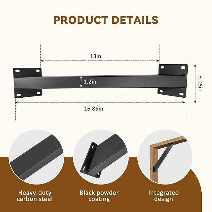 45 Degree Angle Support Bracket，Pergola Kit Heavy Duty Connectors，Corner - Image 3