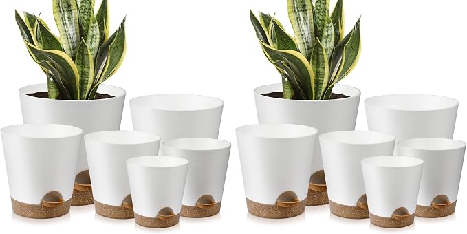 YNNICO Indoor Self Watering Planters by AFamilyofGardenLovers