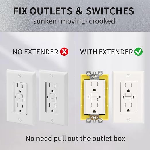 1/2Inch Single Gang Receptacle Outlet Box Extenders - Image 6