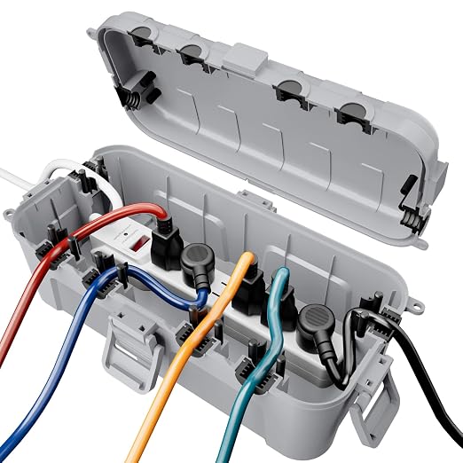 RESTMO Outdoor Electrical Box Waterproof, Extension Cord Cover | IP54 by Restmo
