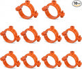 10 Pack 2 in. Hinged Split Ring Pipe Hanger, Tubing and Industrial Vintage DIY by Unknown
