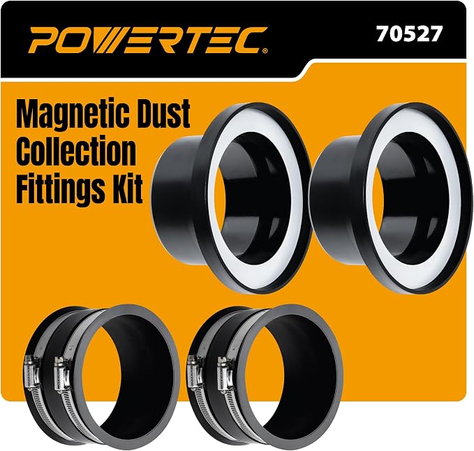 POWERTEC 70527 4" Steel Ring Port Receiver by POWERTEC