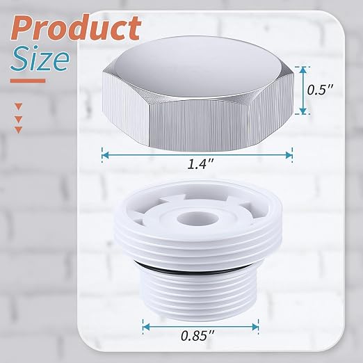 4 Pack Vacuum Breaker Repair Kit Compatible - Image 2