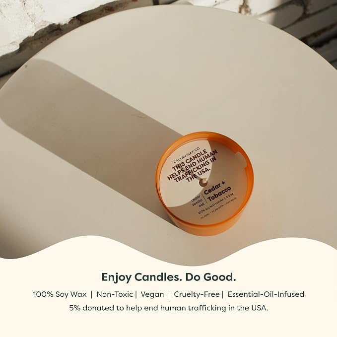 Dignity Series Cedar & Tobacco Scented Candle - Image 9