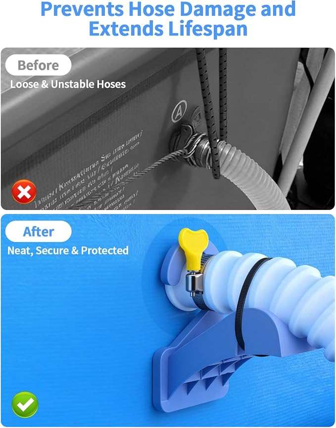 2 PCS Swimming Pool Pipe Holders, Above Ground Pool Accessories - Image 4