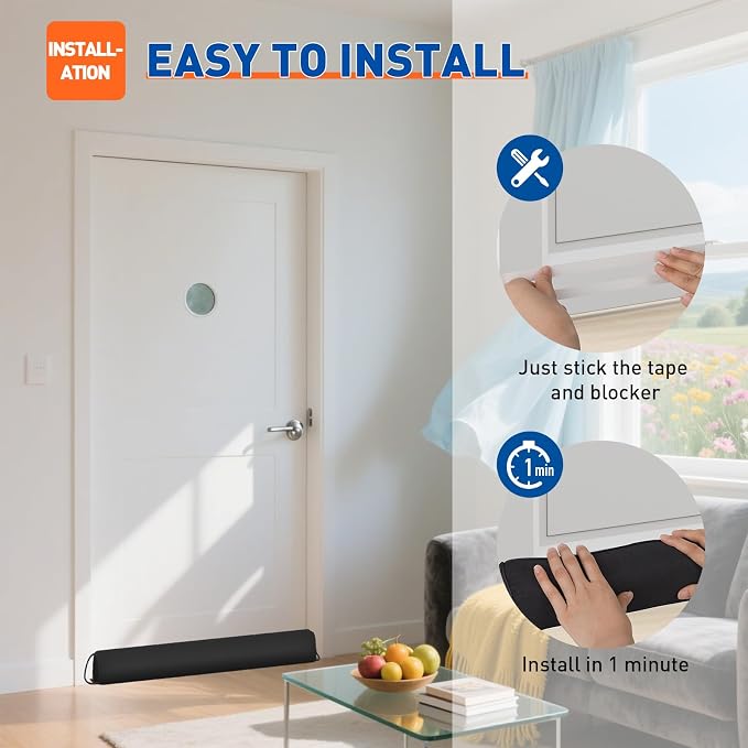 MAGZO Door Draft Stopper 30 Inches - Image 9
