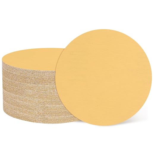 HARFINGTON 100 Pcs 3 Inch Sanding Discs 800 Grit Yellow Aluminum Oxide | Hook by HARFINGTON