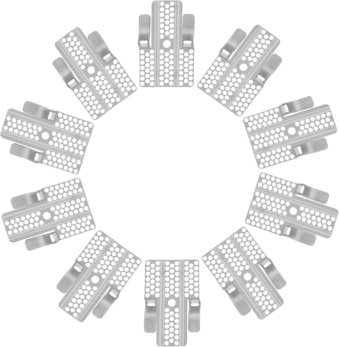 10pcs Drywall Clips for 1/2 and 5/8 Panels Wall Repair Clips | Stainless Steel by VICASKY